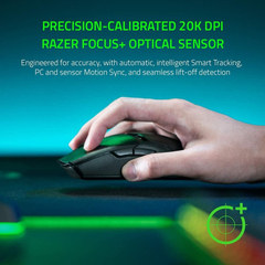 Ratón Inalámbrico Razer Viper Ultimate Hyperspeed Con Base - tienda online