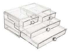 Organizador De Belleza Acrílico De 4 Cajones - comprar online