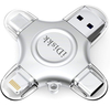 Unidad Flash Idiskk Photo Stick, 4 Conectores En 1, 128 Gb