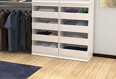 Cajonera Para Ropa De Madera Color Blanco. Closetmaid - comprar online