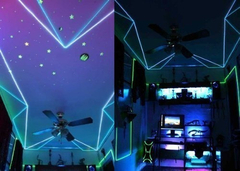 Imagen de Paquete De 7 - Jytrend 9 Pies Neon Light El Wire Con Batería