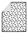 Edredón De Cuna Para Bebé Blanco Y Negro