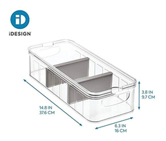 Idesign - Caja De Almacenamiento De Alimentos Apilable - Danielle's Store