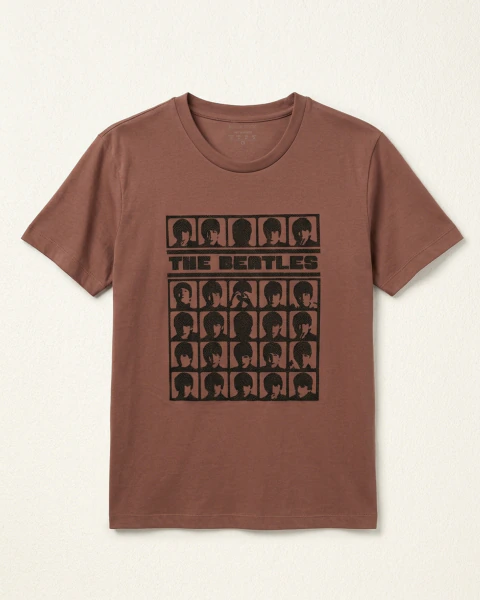 REMERA MULTICARAS THE BEATLES