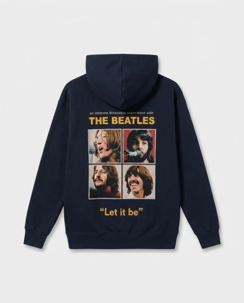 HOODIE LET IT BE I NEGRO