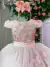 Vestido de festa infantil borboleta salmão - comprar online