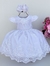 Vestido Batizado infantil em Renda off