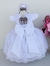 Vestido Batizado infantil em Renda off - comprar online