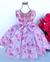 Vestido festa infantil floral - comprar online