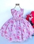 Vestido festa infantil floral