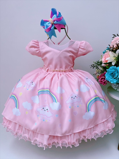 Vestido Infantil Chuva de Amor