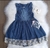 Vestido festa infantil Jeans - comprar online