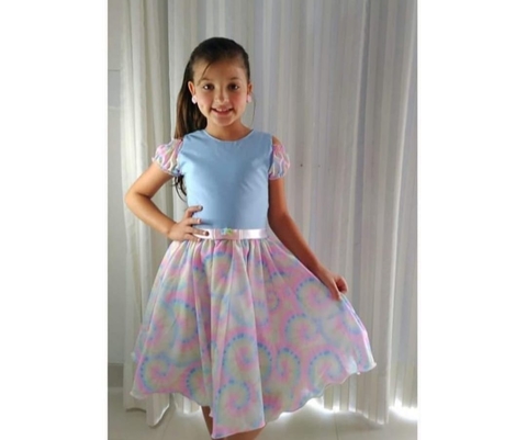 Vestido Festa Tie Dye