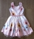 Vestido festa infantil floral