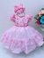 Vestido Infantil Rosa