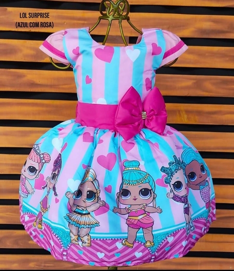 Vestido Temático Lol surpresi