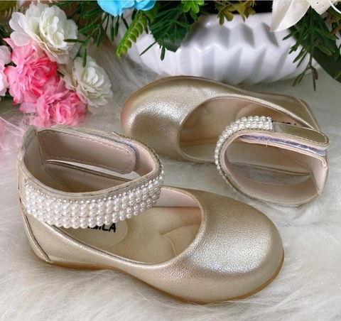 Sapatilha Dourada Infantil