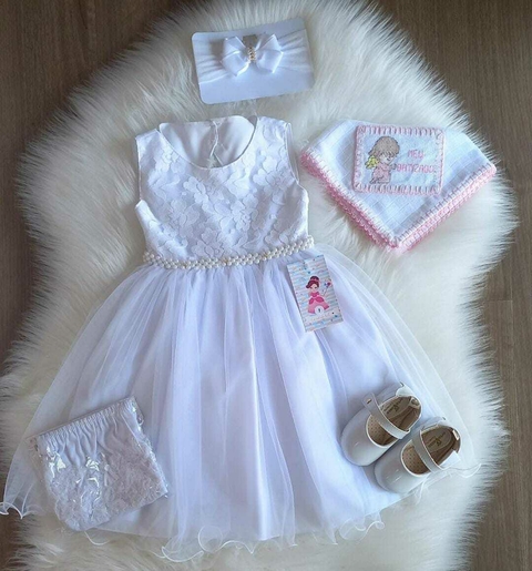 Vestido Batizado e daminha