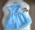 Vestido festa infantil azul