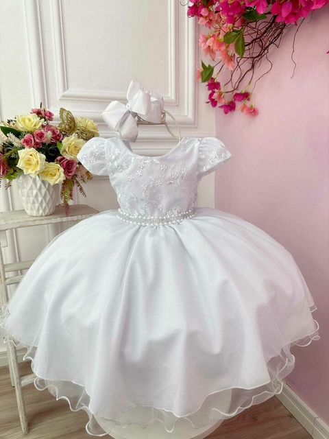 Vestido Batizado e daminha