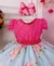 Vestido festa infantil pink - comprar online