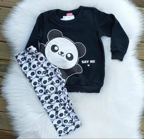 conjunto infantil pandinha