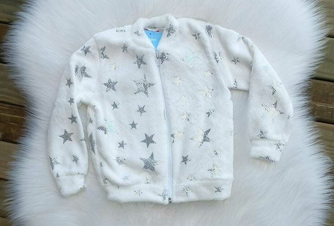 Jaqueta pelinho estrelinha