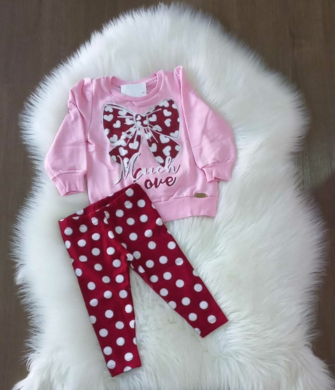 conjunto infantil manga longa