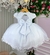 Vestido branco Batizado e daminha - Encantada Kids