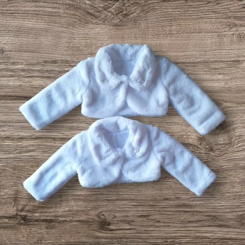 Bolero pelinho com gola