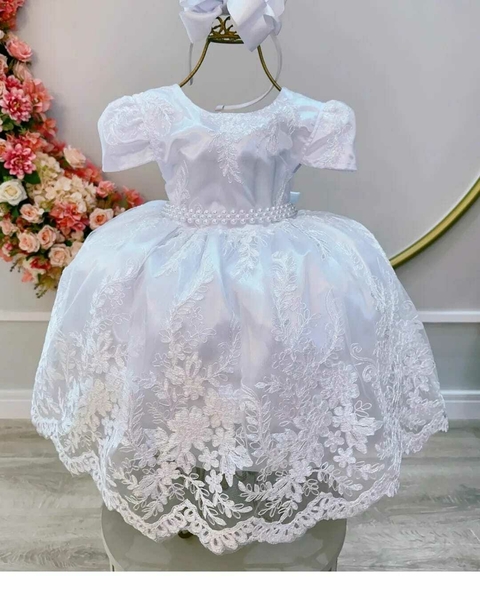 Vestido daminha renda