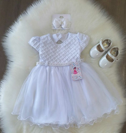 Vestido Batizado e daminha - comprar online
