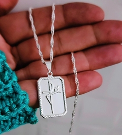 Colar Placa Fé