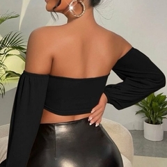 Cropped Jéssica - Preto - comprar online