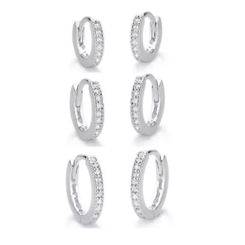 KIT TRIO ARGOLINHAS CRAVEJADAS