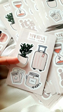 PLANCHAS DE STICKERS DE 15 CM X 10 CM