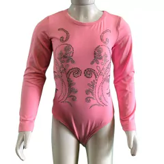 Body Infantil Country E Cia Strass Rosa 3158