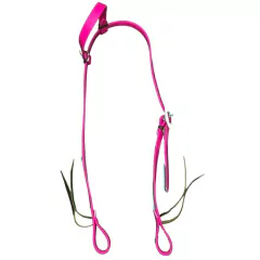 Cabeçada 01 Orelha JS Silicone/Courinho Pink 31544 - comprar online