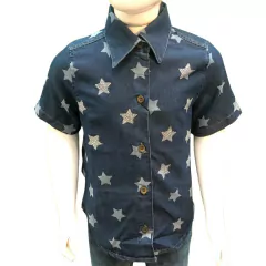 Camisete Infantil M/C Country E Cia Jeans Estrela 3179