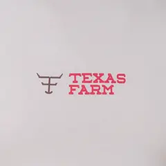 Camiseta Masculina Texas Farm Branco Gelo/ Vermelho CM706 - Barcelos Country