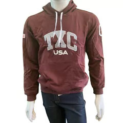 Moletom Masculino TXC Custom ML Bordado Bordo 3293