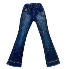 Calça Infantil Feminina West Country Strass Folhas 8031 na internet
