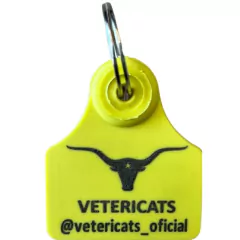 Chaveiro Brinco Boi Med. Veterinária Amarelo C66 - comprar online