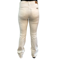 Calça Feminina Tassa Boot Cut Cintura Alta Off White 5318.1 - comprar online