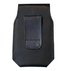 Bainha Para Celular Couro Lisa Preto BT09.1 - comprar online