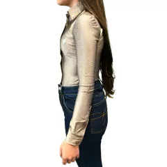 Body Mavolle Haras Strass Cinza Platino BS013.22 - comprar online