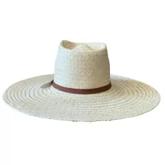 Chapéu Social Palha Bandinha Marrom CP91 - comprar online