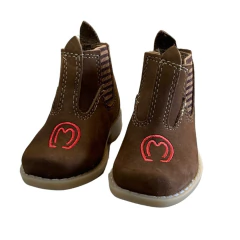 Botina Infantil Nobuck Elástico Mangalarga Ferrugem 1649.F - comprar online