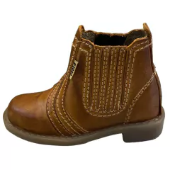 Botina Infantil F1000 Costura Latego Whisky 1002.2 - Barcelos Country