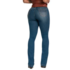 Calça Feminina Buphallos Boot Cut Brilho Total BPL1228 - Barcelos Country
